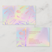 HOLOGRAPH visagist wimpers lippen lippenstift ogen Visitekaartje (Voorkant / Achterkant)