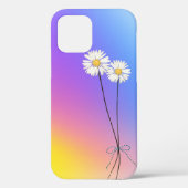Holographic Abstract en Daisies Hoesje-Mate iPhone Case-Mate iPhone Case (Achterkant)