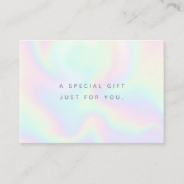 Holographic Beauty Salon Spa Cadeaucertificaat Kortingskaartje