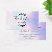 Holographic Bedankt voor de Kaart voor winkelkorti (Bureau)