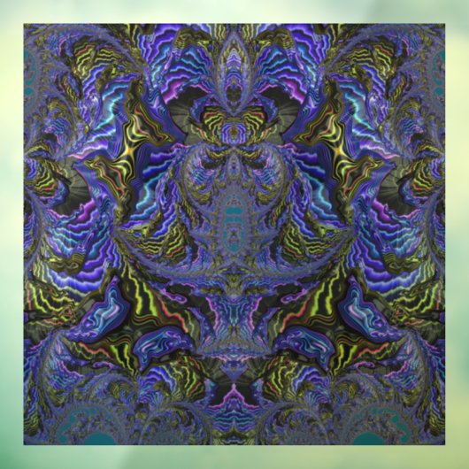Holographic Butterfly Wings Fractal Suncatcher Raamsticker (Vel 3)