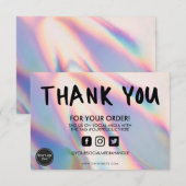 Holographic Color Shift Hartelijk dank voor het me (Voorkant / Achterkant)