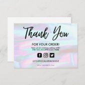 Holographic Color Shift Hartelijk dank voor het me (Voorkant / Achterkant)