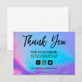 Holographic Color Shift Hartelijk dank voor het me (Voorkant / Achterkant)