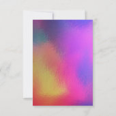 Holographic Color Shift Hartelijk dank voor het me (Achterkant)