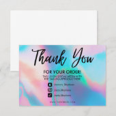 Holographic Color Shift Hartelijk dank voor het me (Voorkant / Achterkant)