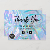 Holographic Color Shift Hartelijk dank voor het me (Voorkant / Achterkant)