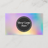 Holographic Dankuwel Visitekaartje Trendy Salon (Achterkant)