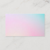 Holographic Dankuwel Visitekaartje Trendy Salon (Achterkant)