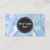 Holographic Dankuwel Visitekaartje Trendy Salon (Achterkant)