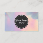 Holographic Dankuwel Visitekaartje Trendy Salon (Achterkant)