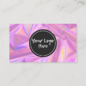 Holographic Dankuwel Visitekaartje Trendy Salon (Achterkant)