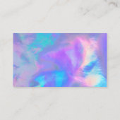 Holographic Dankuwel Visitekaartje Trendy Salon (Achterkant)