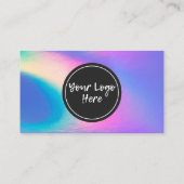 Holographic Dankuwel Visitekaartje Trendy Salon (Achterkant)