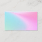 Holographic Dankuwel Visitekaartje Trendy Salon (Achterkant)