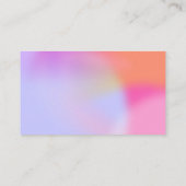 Holographic Dankuwel Visitekaartje Trendy Salon (Achterkant)