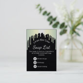 Holographic Drives Soap Fragrance Ingredients Visitekaartje (Staand voorkant)