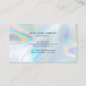Holographic Elegant Professional Visitekaartje (Achterkant)