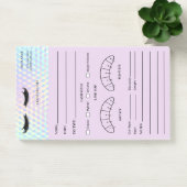 Holographic  Eyelash Client Record Form Post-it® Notes (Kantoor)