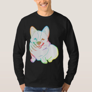 Holographic Fat Corgi Magnet T-shirt