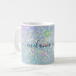 Holographic Glam Glitter Elegant Sparkles Girly Koffiemok