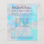 Holographic Glitter Opal Iridescent Business Flyer<br><div class="desc">Een stijlvol design voor uw bedrijf</div>