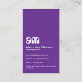 Holographic Gold Marble Professional Visitekaartje (Achterkant)