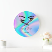Holographic Makeup kunstenaar Wink Eye Lash Extens Grote Klok (Huis)