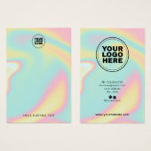 Holographic Modern Earring Display Kaart (Voorkant /achterkant)