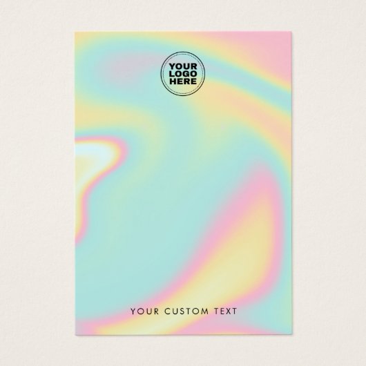 Holographic Modern Earring Display Kaart (Voorkant)