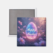Holographic Neon Easter Egg Card Magneet (Voorkant / Achterkant)
