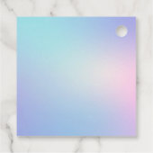 Holographic Ombre Bedankjes Labels (Achterkant)