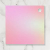 Holographic Ombre Bedankjes Labels (Achterkant)