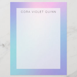 Holographic Ombre Briefhoofd