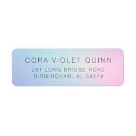 Holographic Ombre Etiket