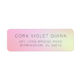 Holographic Ombre Etiket