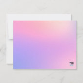 Holographic Ombre Note Card Notitiekaartje (Achterkant)