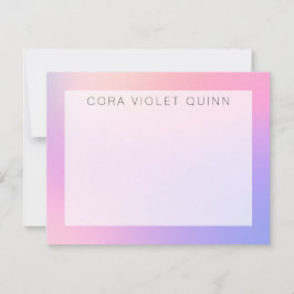 Holographic Ombre Note Card Notitiekaartje