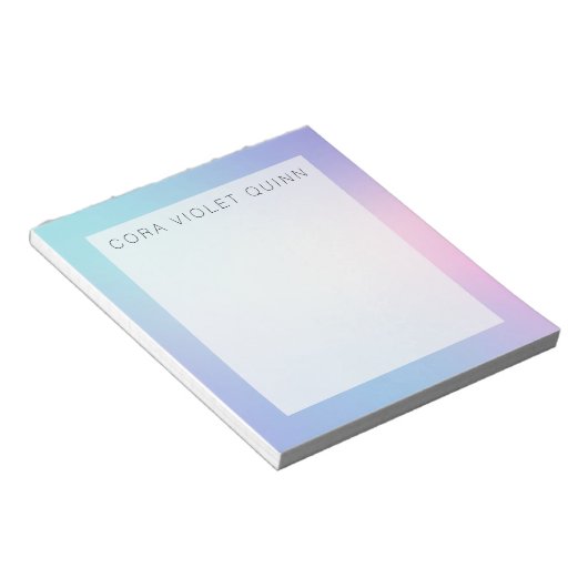 Holographic Ombre Notitieblok (Schuin)