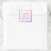 Holographic Ombre Square Sticker (Tas)