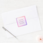 Holographic Ombre Square Sticker (Envelop)