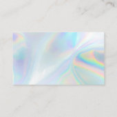 Holographic Paint Drip Trendy Discount Dank u Visitekaartje (Achterkant)