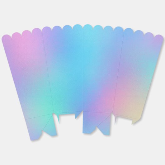 Holographic Pastel Dream Bedankdoosjes (Ongevouwen)