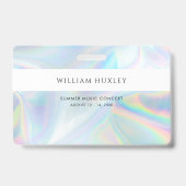 Holographic Personeel Al Naam van de Werknemer van Badge (Achterkant)