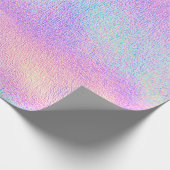 Holographic real texture in blue pink green colors cadeaupapier (Hoek)