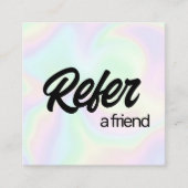 Holographic Refer een Kaart van de Verwijzing van  (Voorkant)