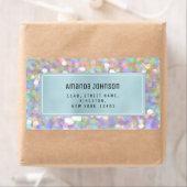 Holographic RSVP Framed Boutique Online Blue Etiket (Insitu)