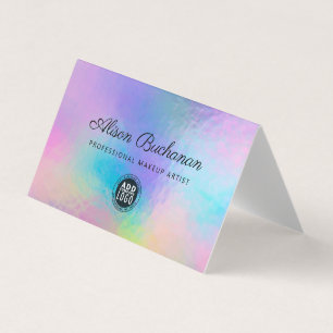 Holographic Script Moderne Business Owner Business Visitekaartje