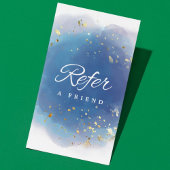 Holographic Signature Script Modern Glam Glitter Aanbevelingskaartje