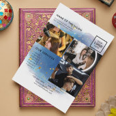 Holographic Signature Script Modern Glam Glitter Flyer